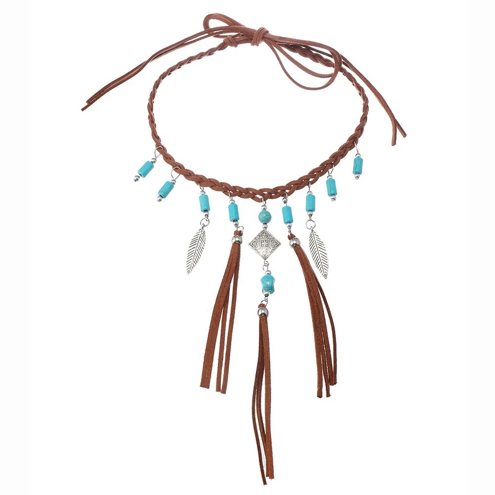 Ethnic Woven Rope Necklace