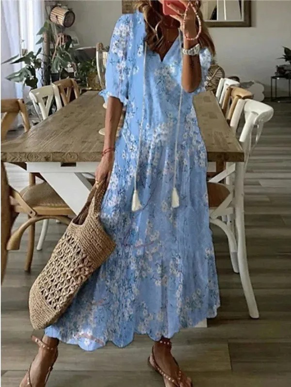 Casual Holiday Maxi Dress