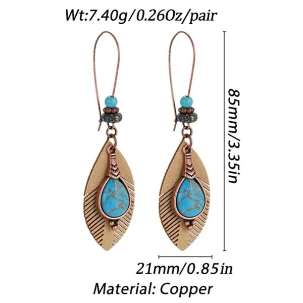 Geometric Beads Dangle Earrings