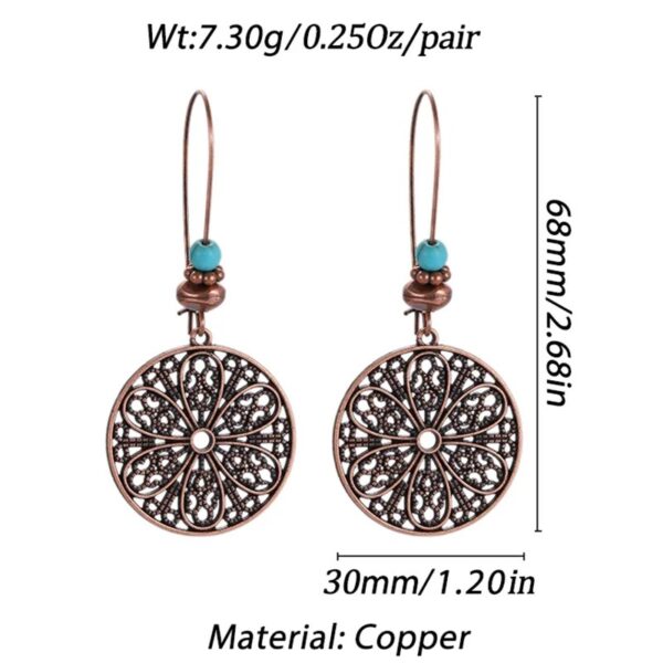 Retro Boho Dangle Earrings